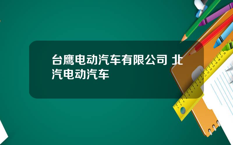 台鹰电动汽车有限公司 北汽电动汽车
